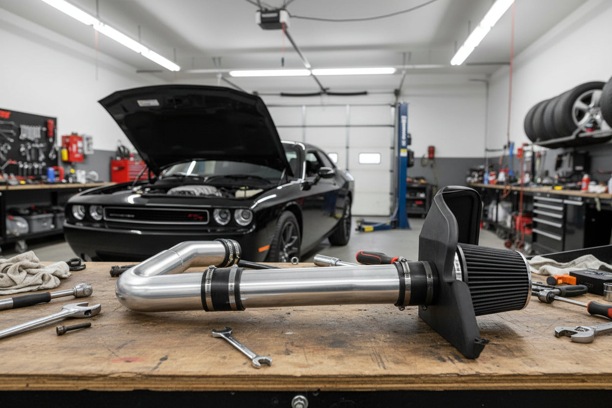 Cold Air Intake Kit for Dodge Challenger (2011-2020) with 3.6L V6 Engine Chrome Shielded Default Title