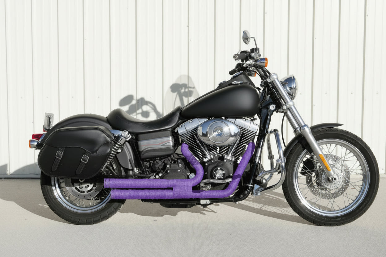 50 FT Thermal Wrapping Purple Heat Tape for Exhaust Manifold Headers