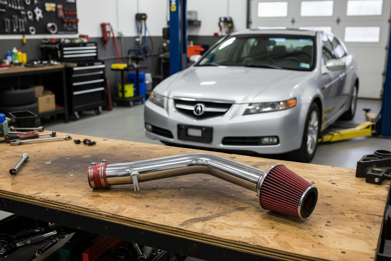 Performance Air Intake for Acura TL Base (2004-2008) with 3.2L/3.5L V6 Engines Red Default Title