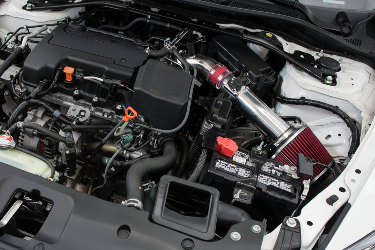 Performance Air Intake for Acura TLX (2014-2018) with 2.4L L4 Engine Red Default Title