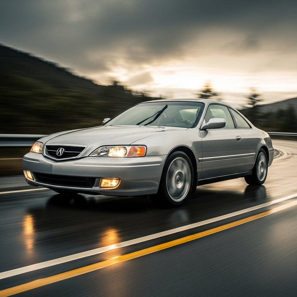 Action Shot: Acura CL Driving Fast