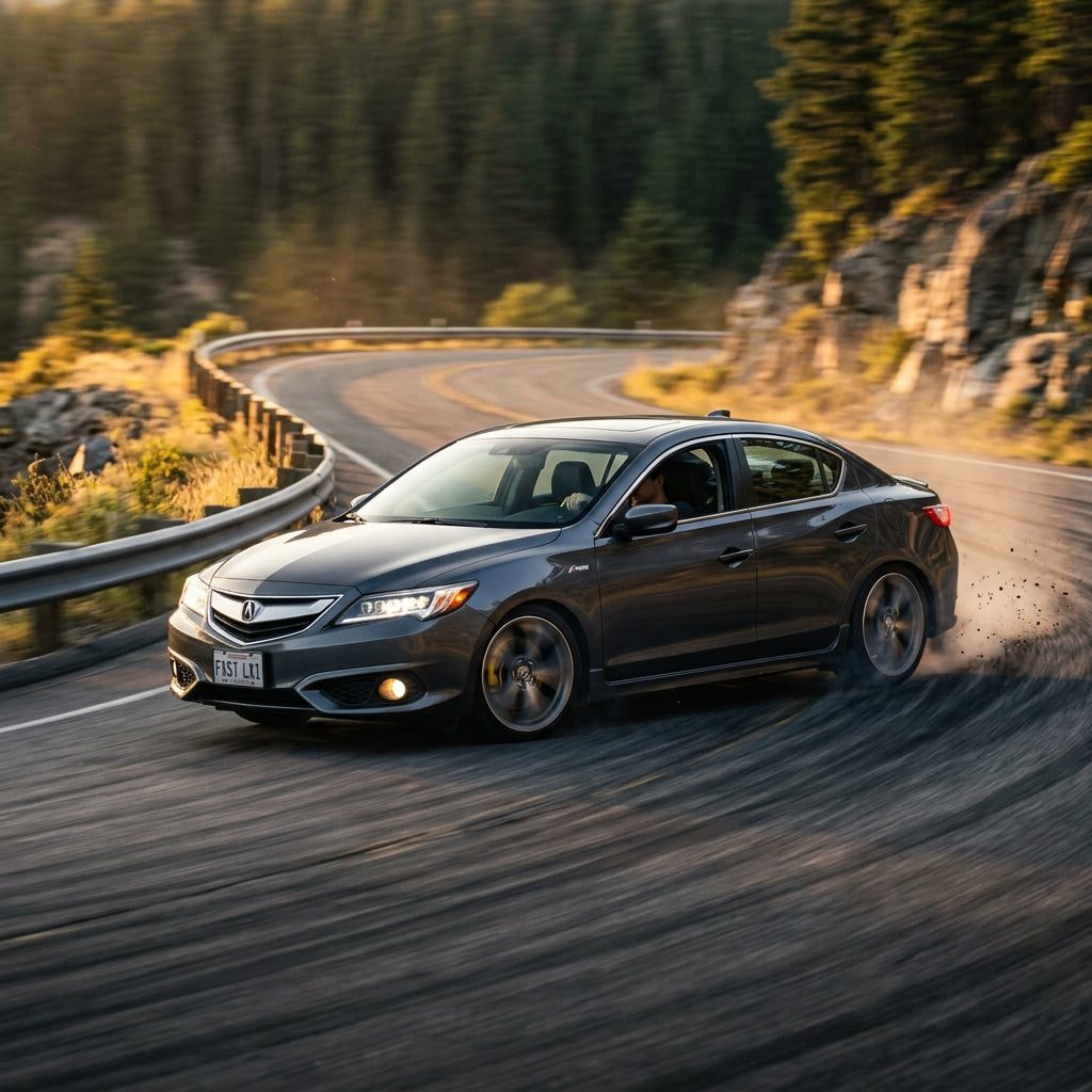 Action Shot: Acura ILX Driving Fast