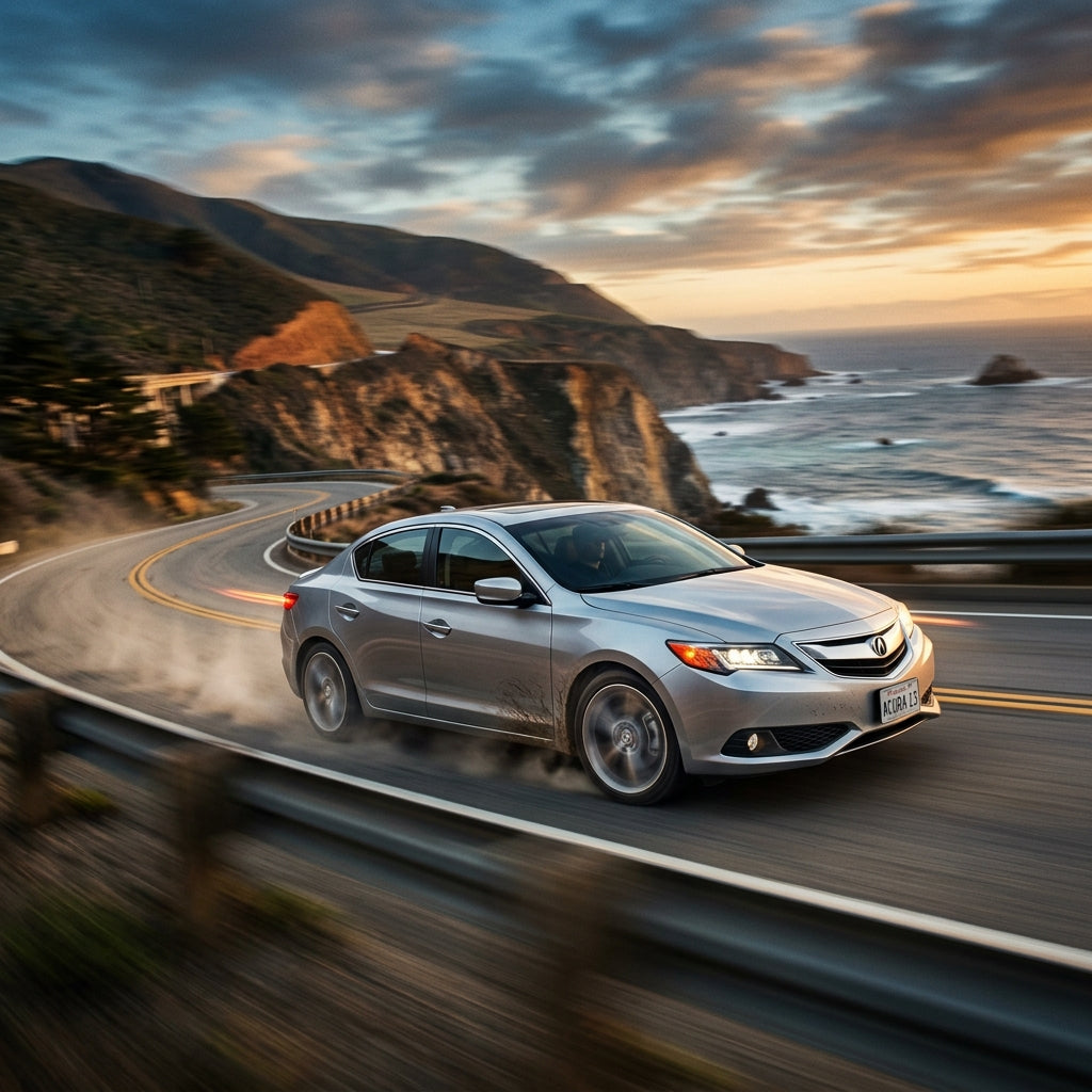 Action Shot: Acura ILX Driving Fast