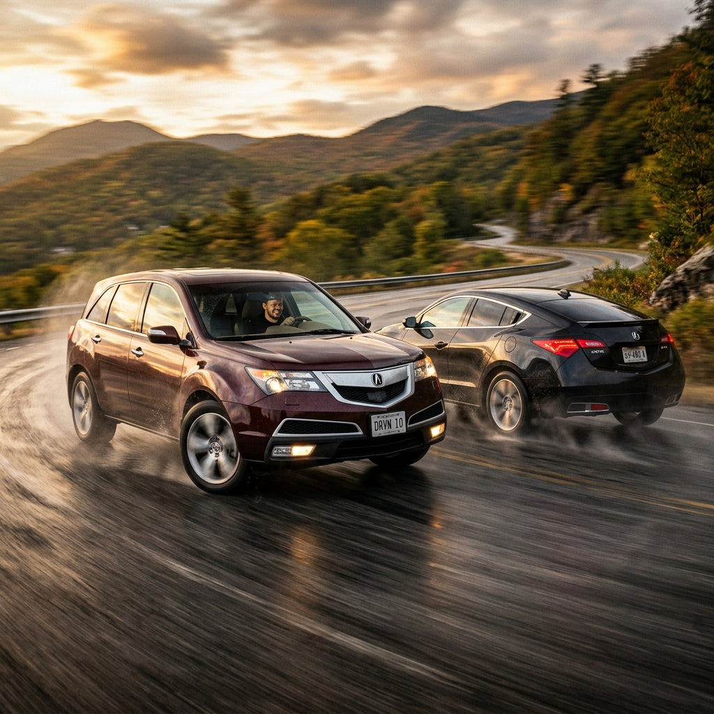 Action Shot: Acura MDX,ZDX Driving Fast