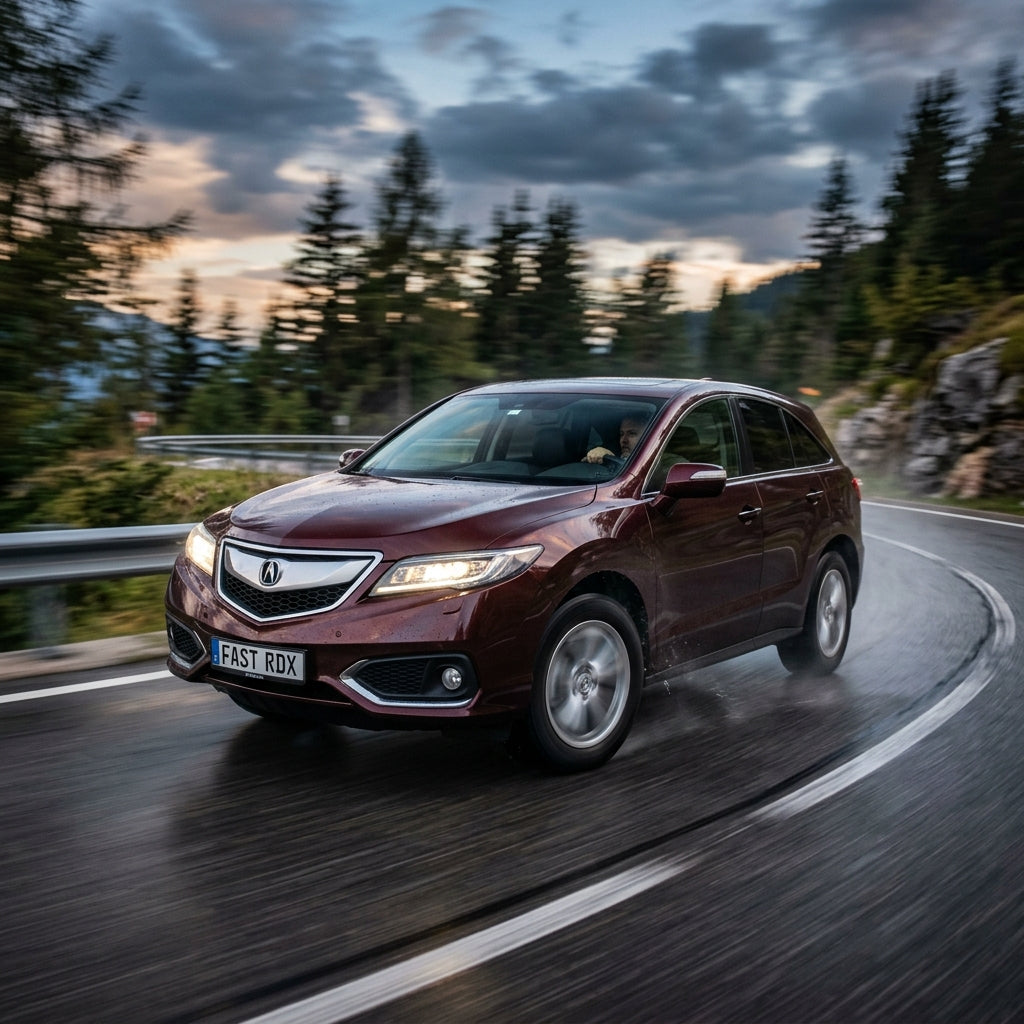 Action Shot: Acura RDX Driving Fast