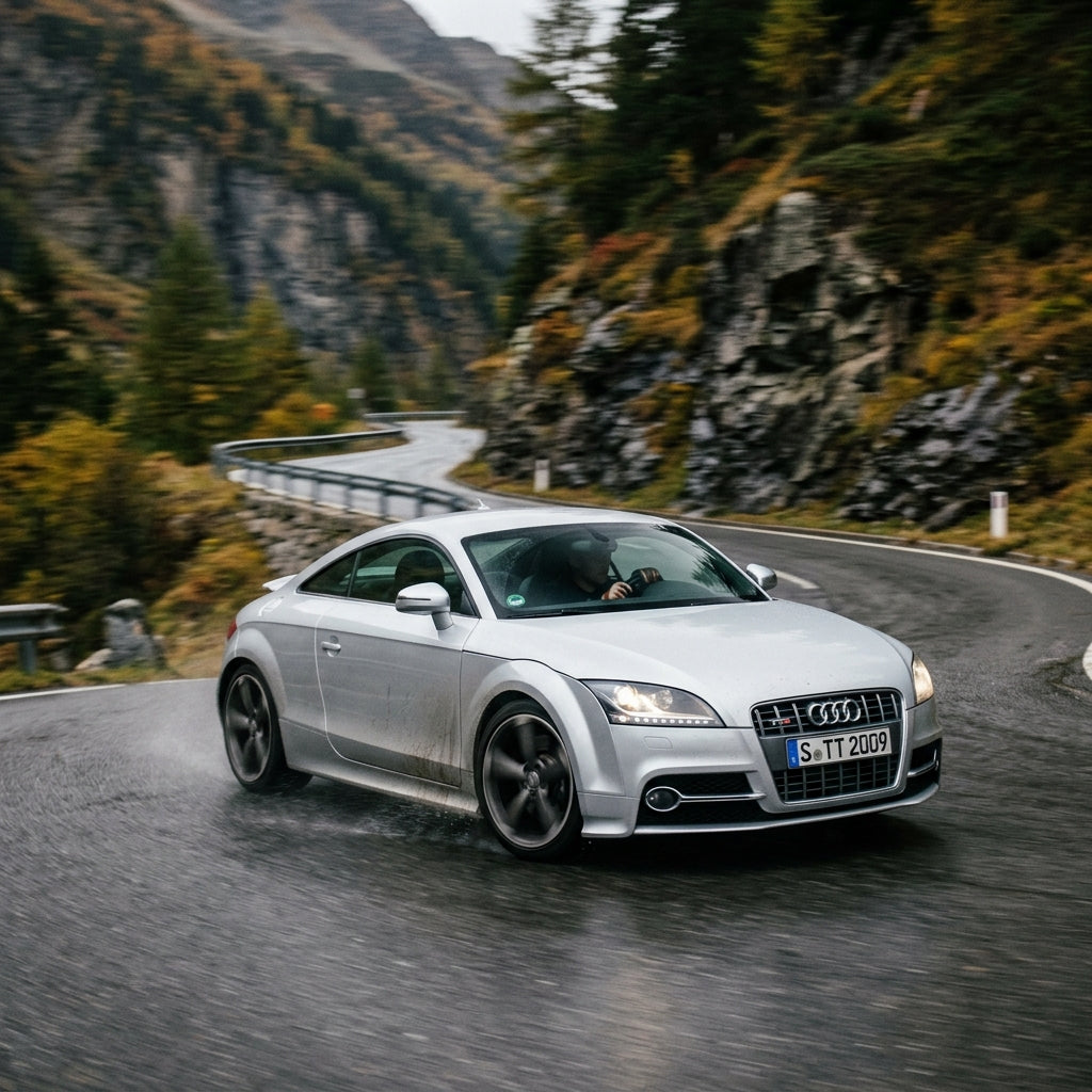 Action Shot: Audi TTS Driving Fast