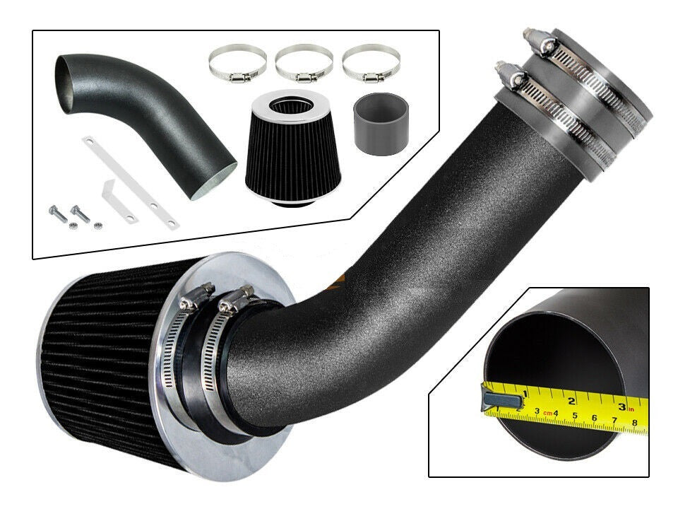 Short Ram Air Intake for Mercedes Benz C220 C230 C280 (1998-2000) 2.3L 2.8L L4 V6 Engines Black