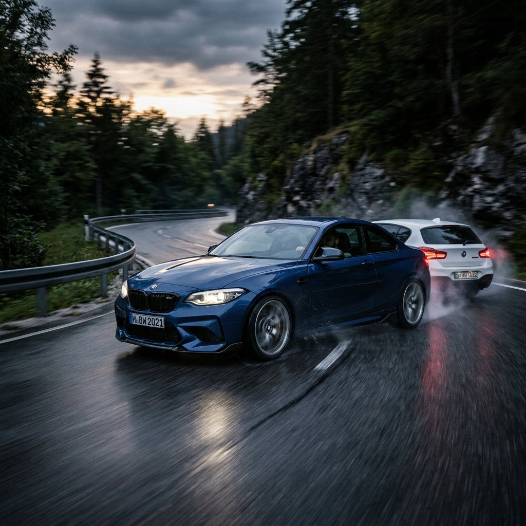 Action Shot: BMW 1 Series,2 Series Driving Fast