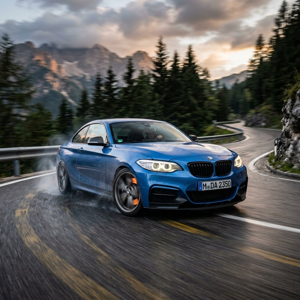 Action Shot: BMW 2 Series,4 Series Driving Fast