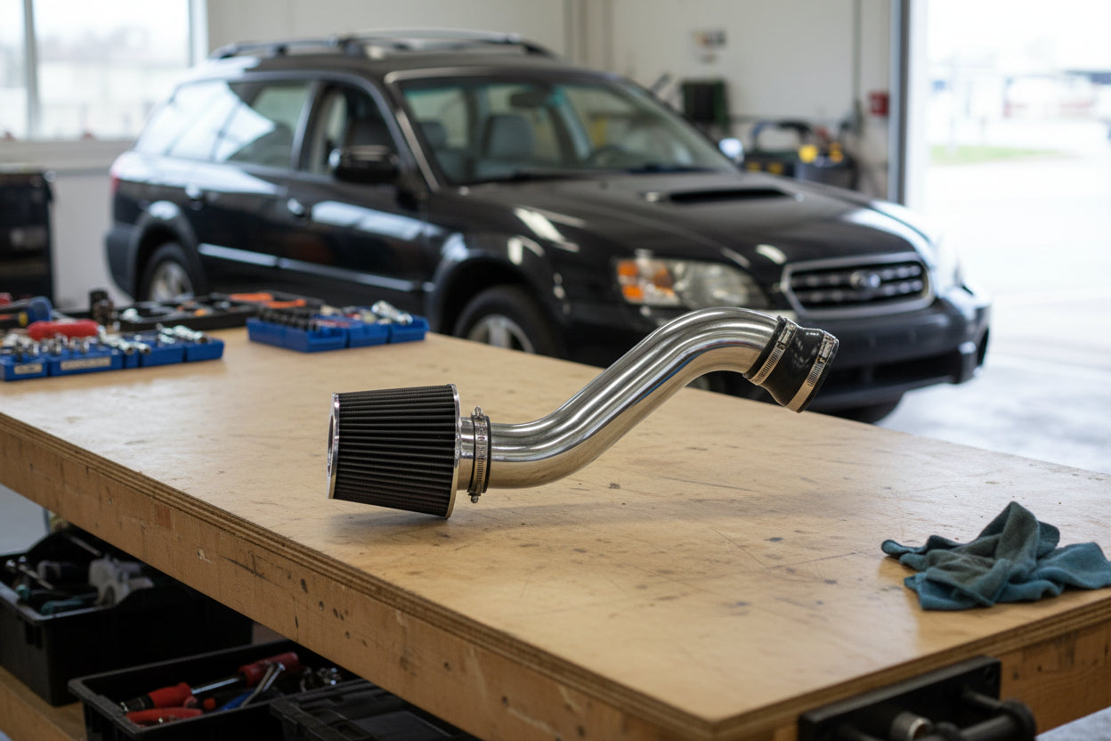 Short Ram Air Intake for Subaru Outback (2001-2004) with 3.0L H6 Engine Black Default Title