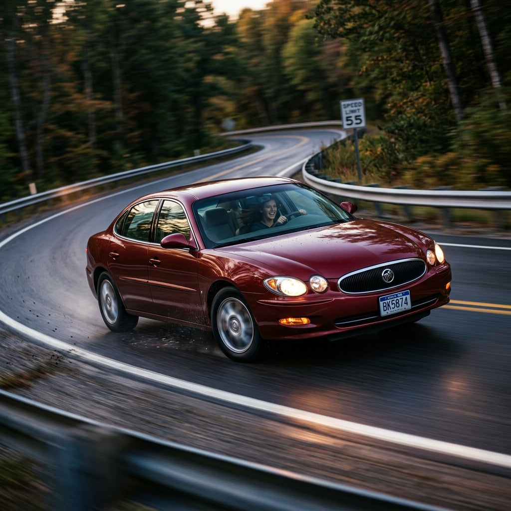 Action Shot: Buick LaCrosse Driving Fast