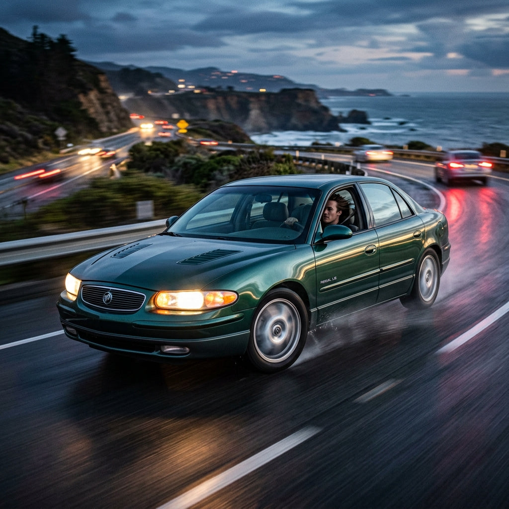 Action Shot: Buick Regal Driving Fast