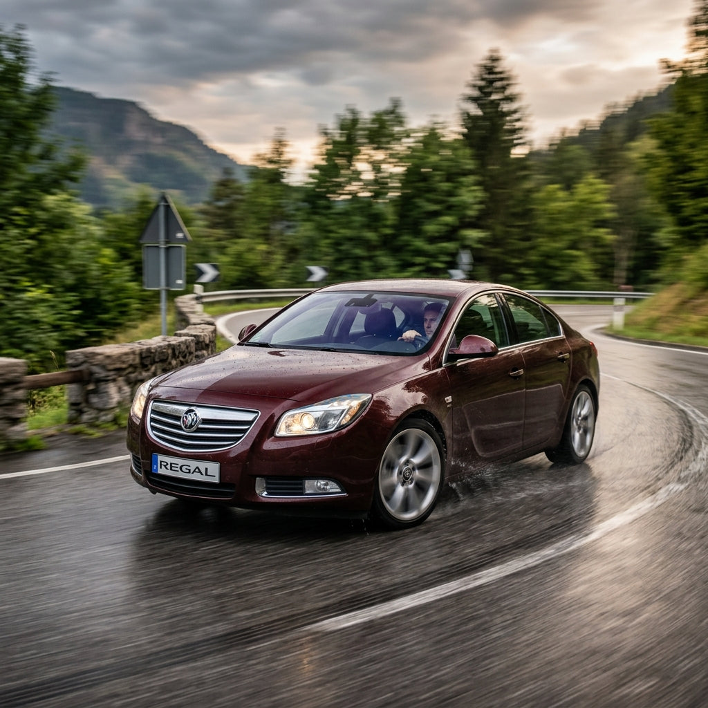 Action Shot: Buick Regal Driving Fast