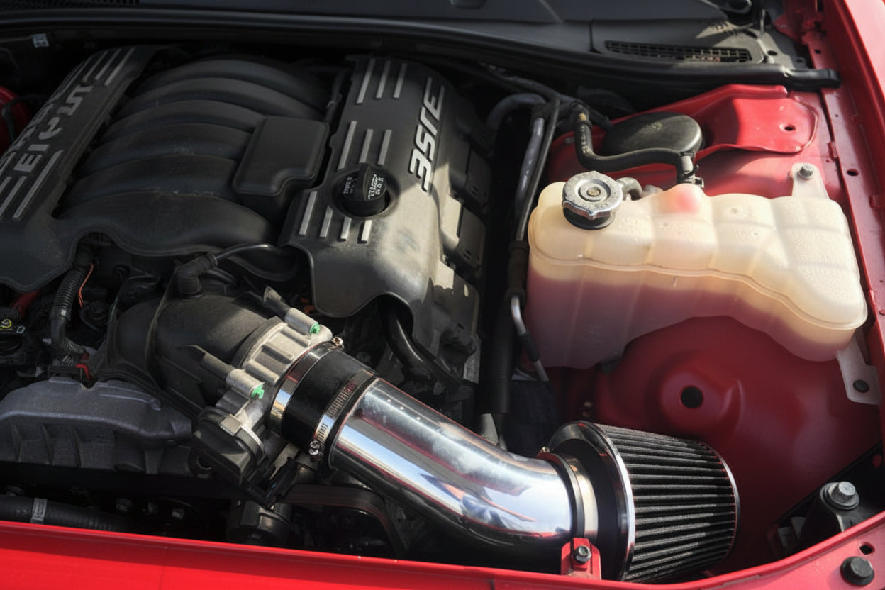 Cold Air Intake Kit for Dodge Charger (2011-2018) with 6.4L V8 Engine Black Default Title