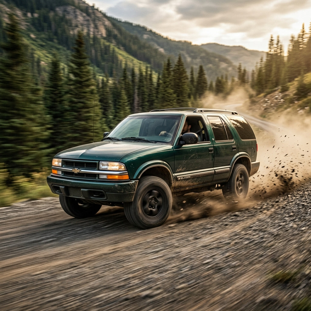 Action Shot: Chevrolet Blazer Driving Fast