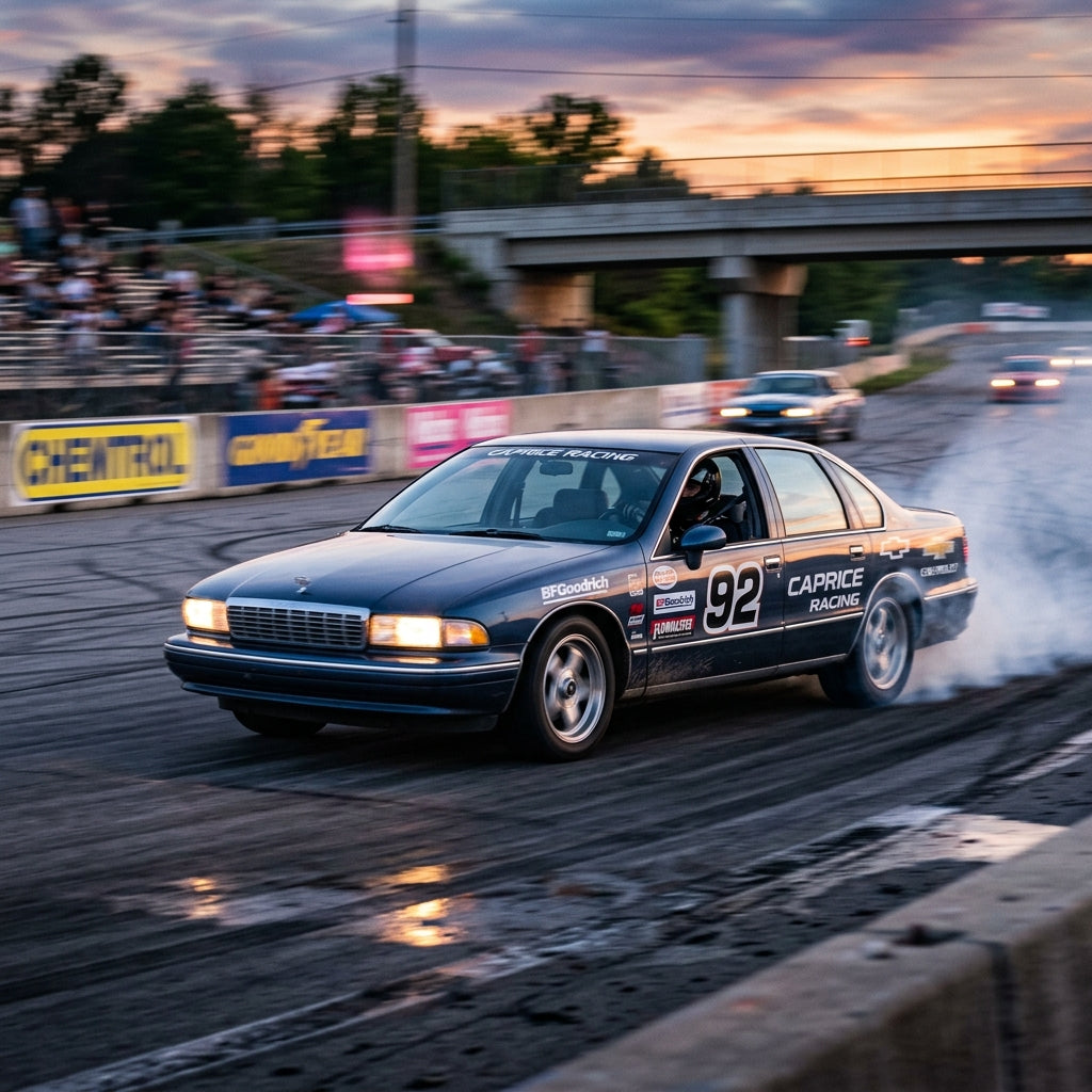 Action Shot: Chevrolet Caprice Driving Fast
