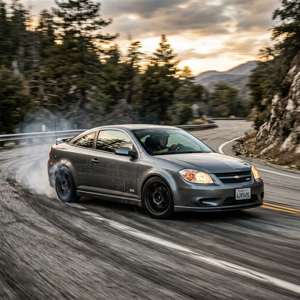 Action Shot: Chevrolet Cobalt Driving Fast