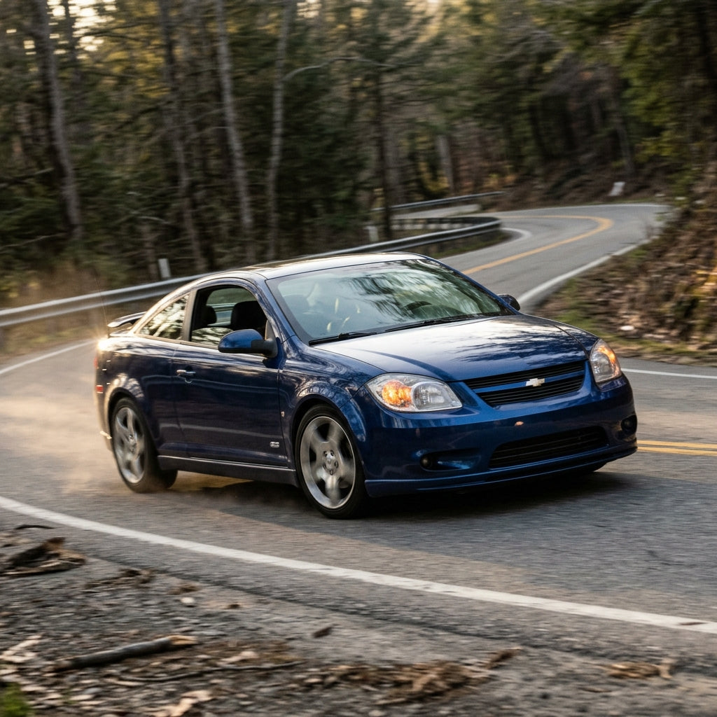 Action Shot: Chevrolet Cobalt Driving Fast
