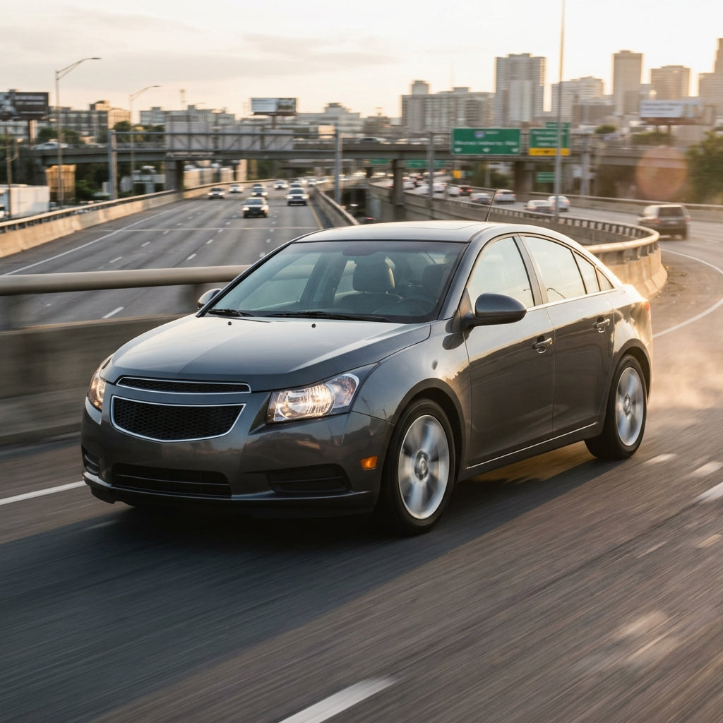 Action Shot: Chevrolet Cruze Driving Fast
