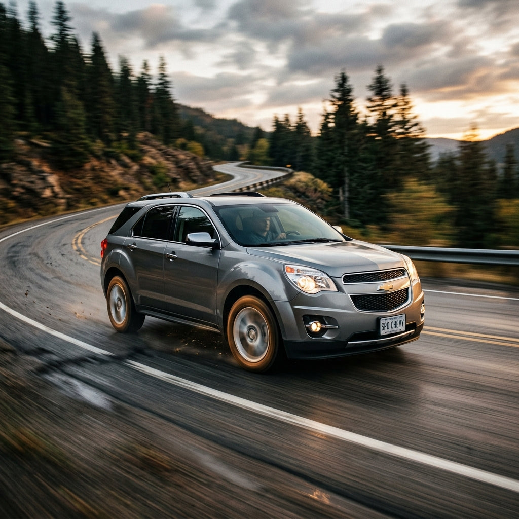 Action Shot: Chevrolet Equinox Driving Fast