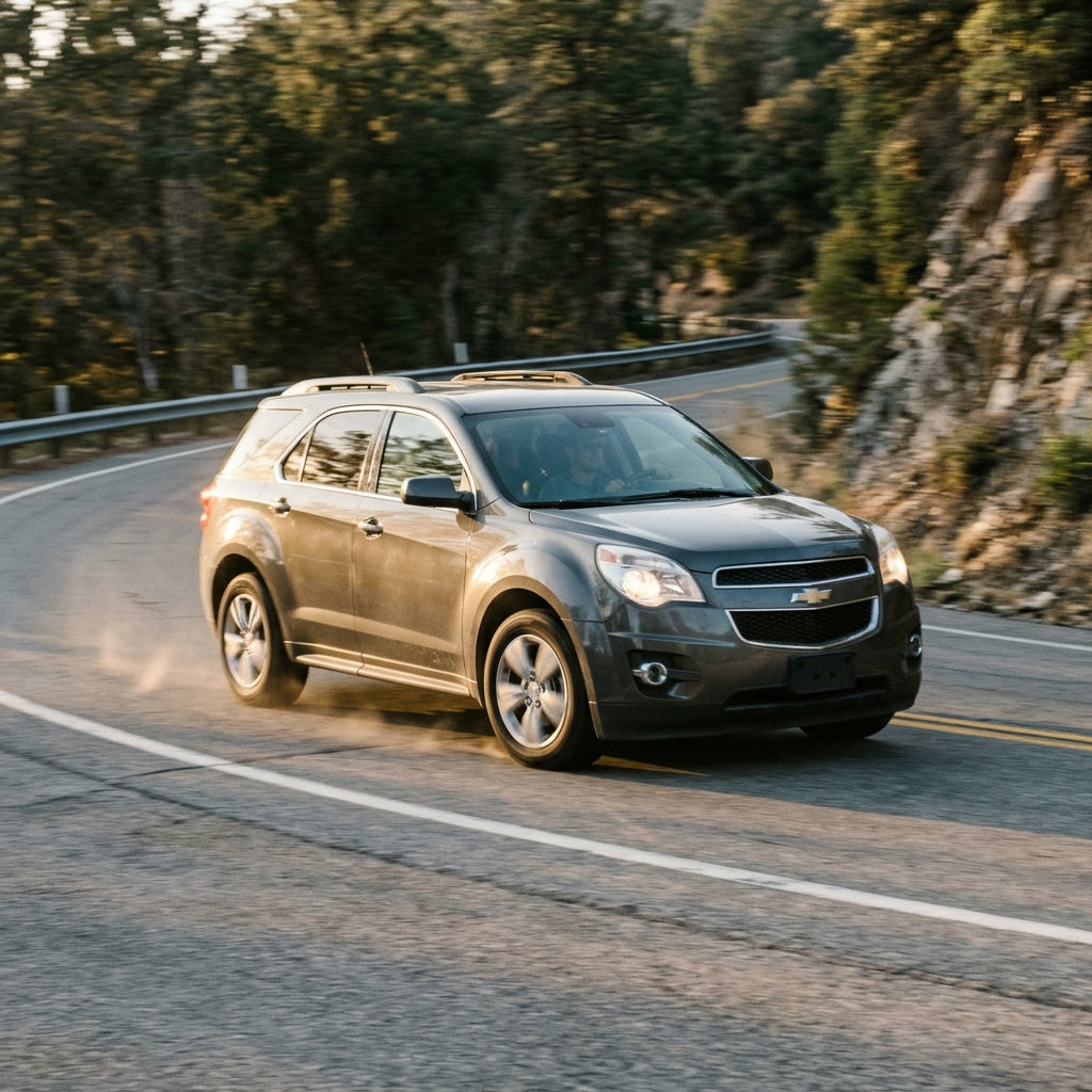 Action Shot: Chevrolet Equinox Driving Fast