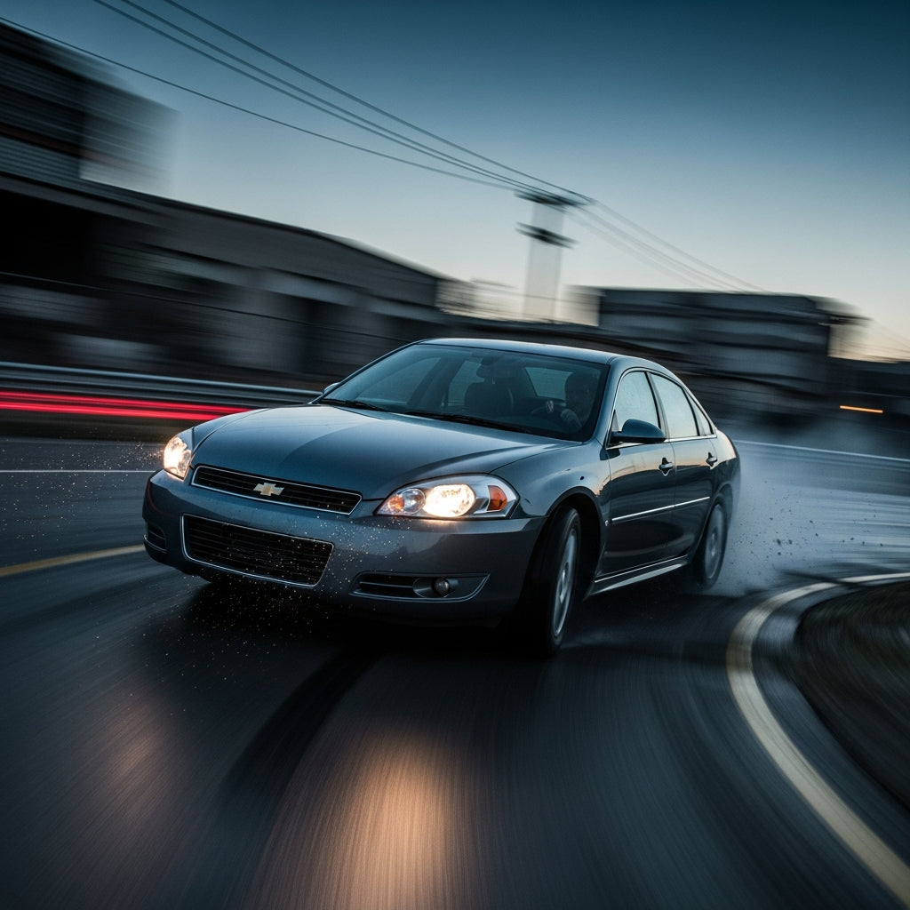 Action Shot: Chevrolet Impala Driving Fast