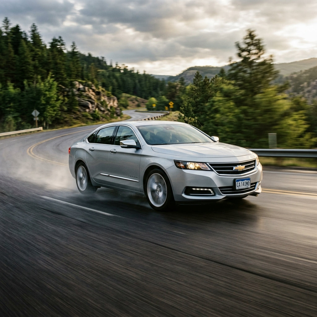 Action Shot: Chevrolet Impala Driving Fast