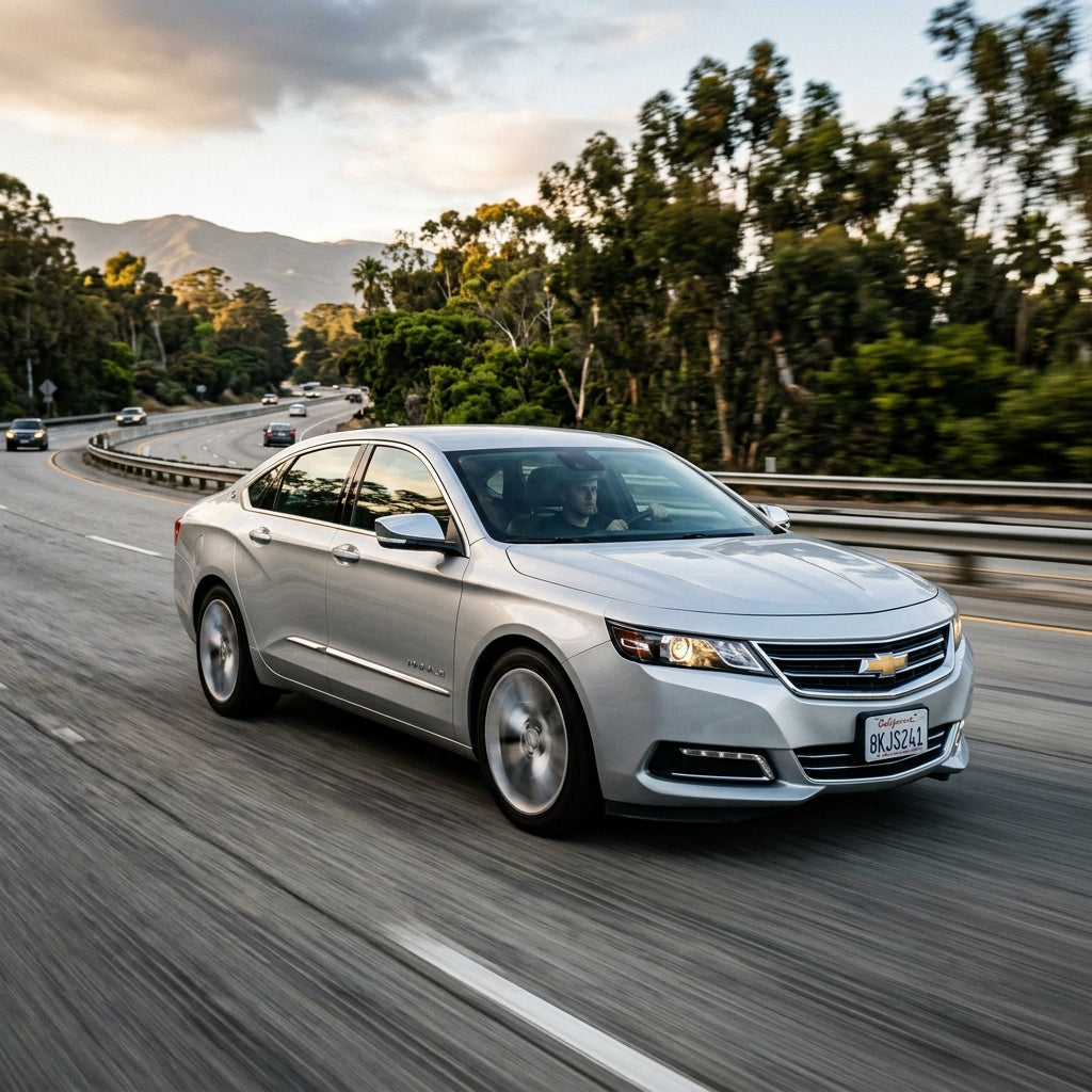 Action Shot: Chevrolet Impala Driving Fast