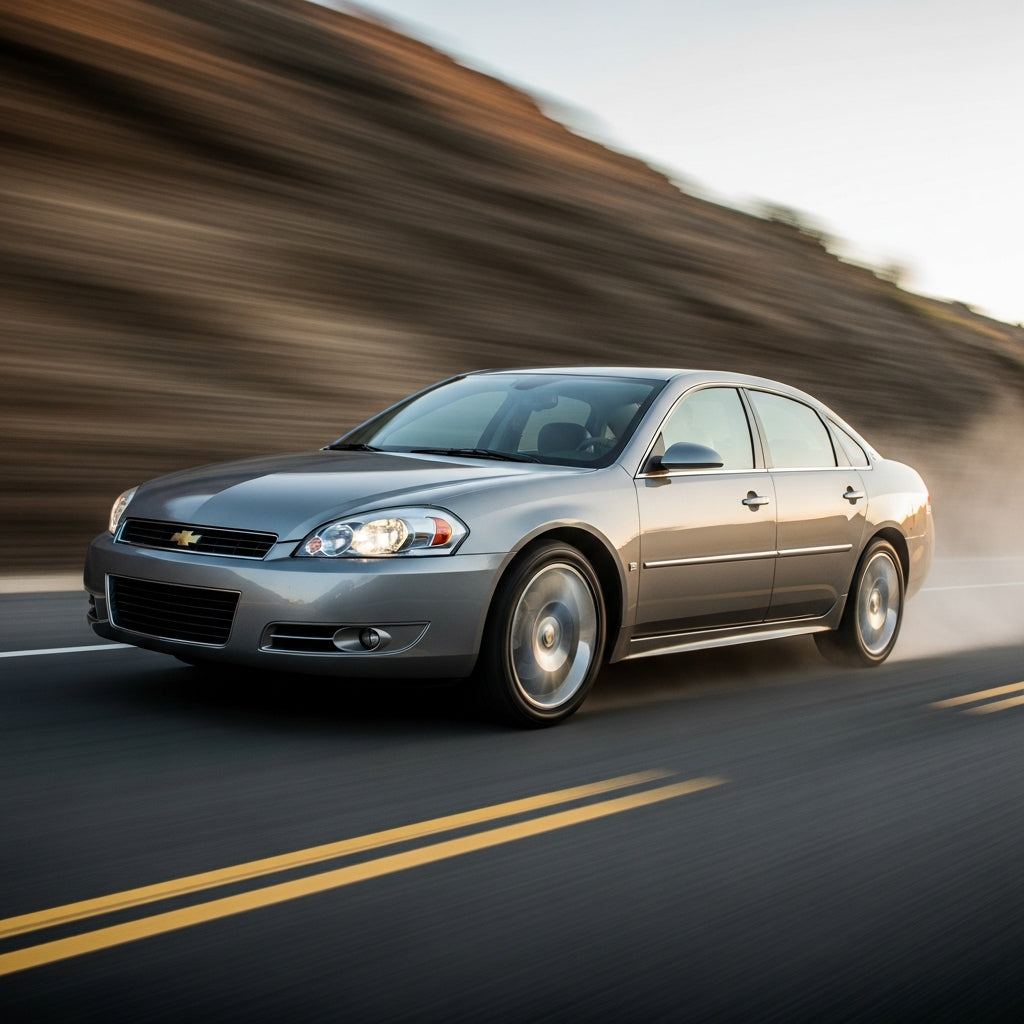 Action Shot: Chevrolet Impala Driving Fast