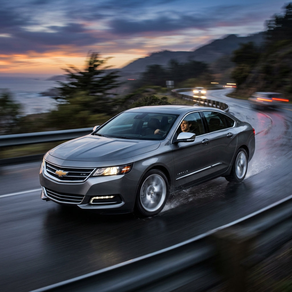Action Shot: Chevrolet Impala Driving Fast