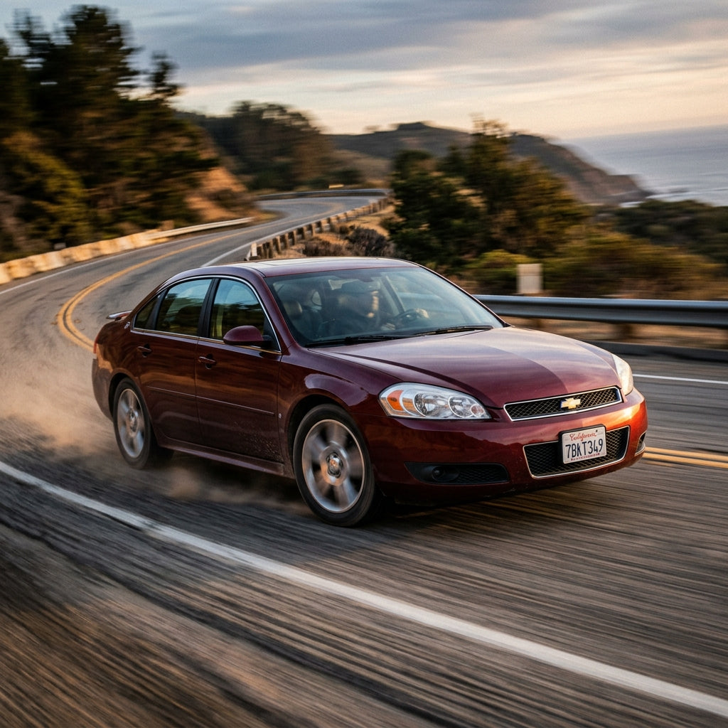 Action Shot: Chevrolet Impala Driving Fast