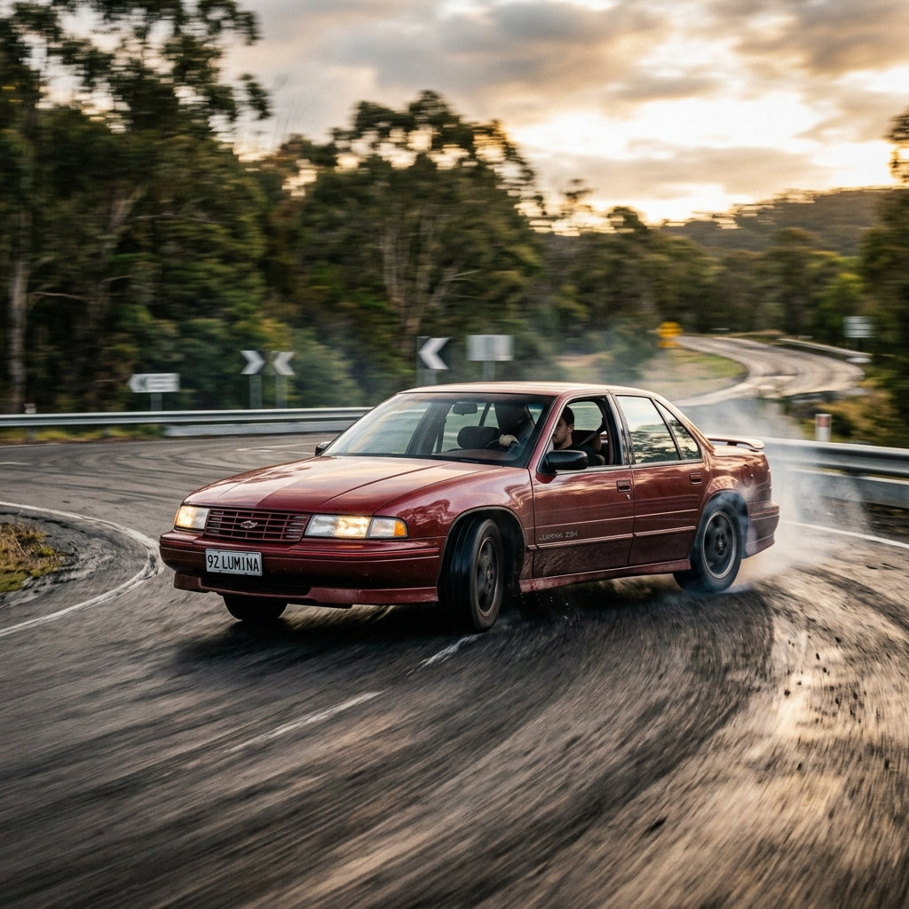 Action Shot: Chevrolet Lumina Driving Fast