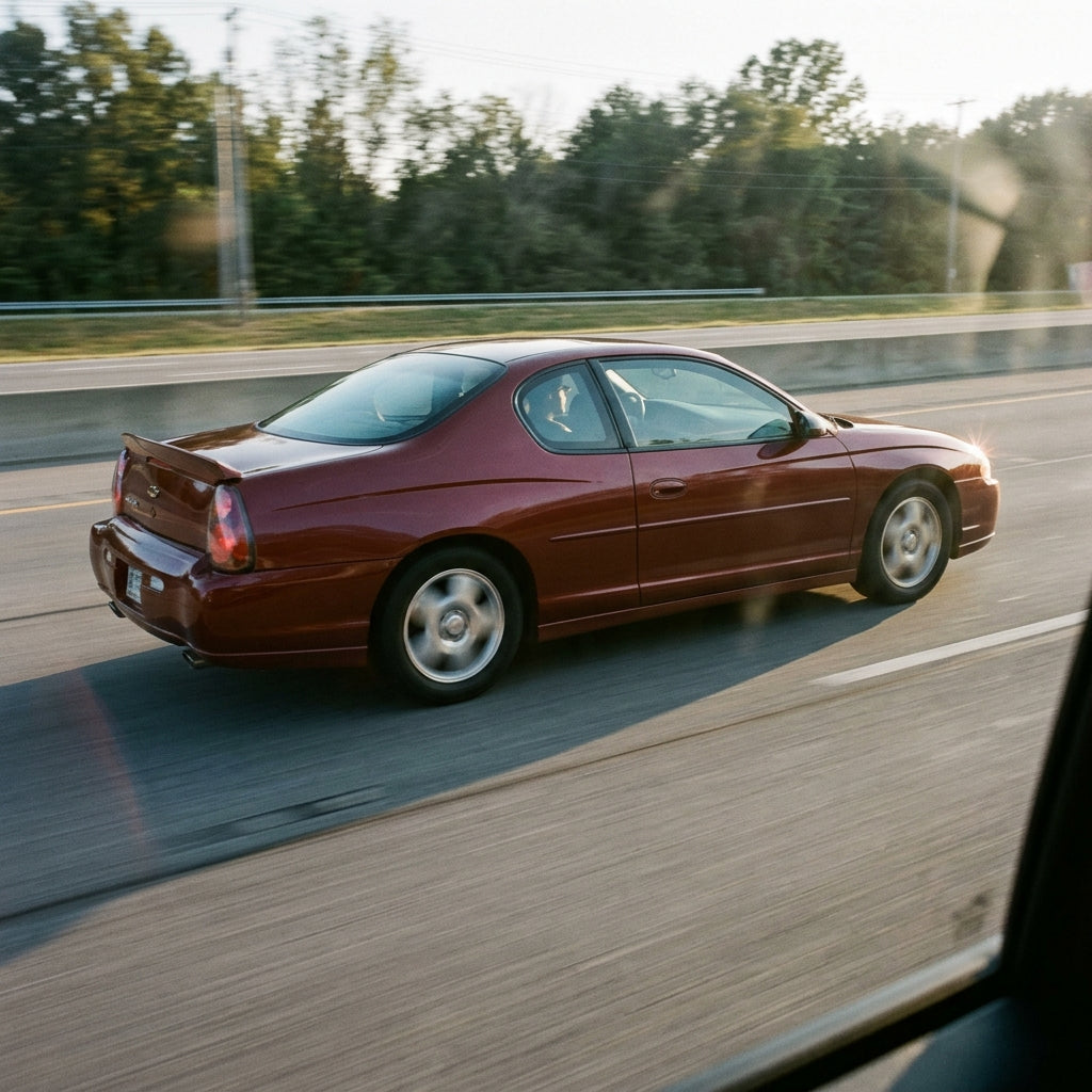 Action Shot: Chevrolet Monte Carlo Driving Fast