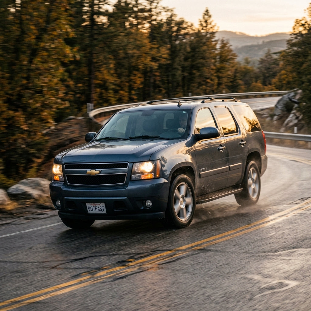Action Shot: Chevrolet Tahoe Driving Fast