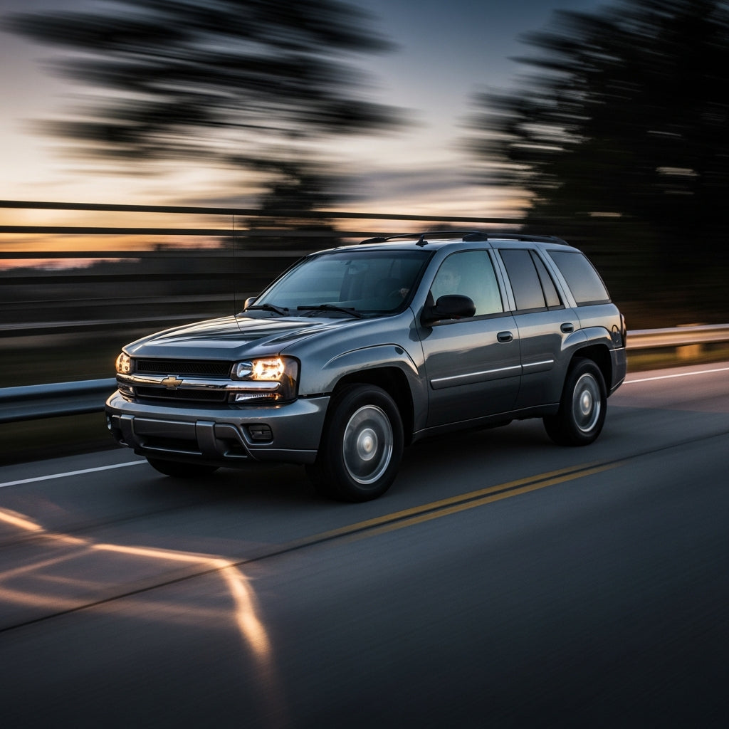 Action Shot: Chevrolet Trailblazer Driving Fast