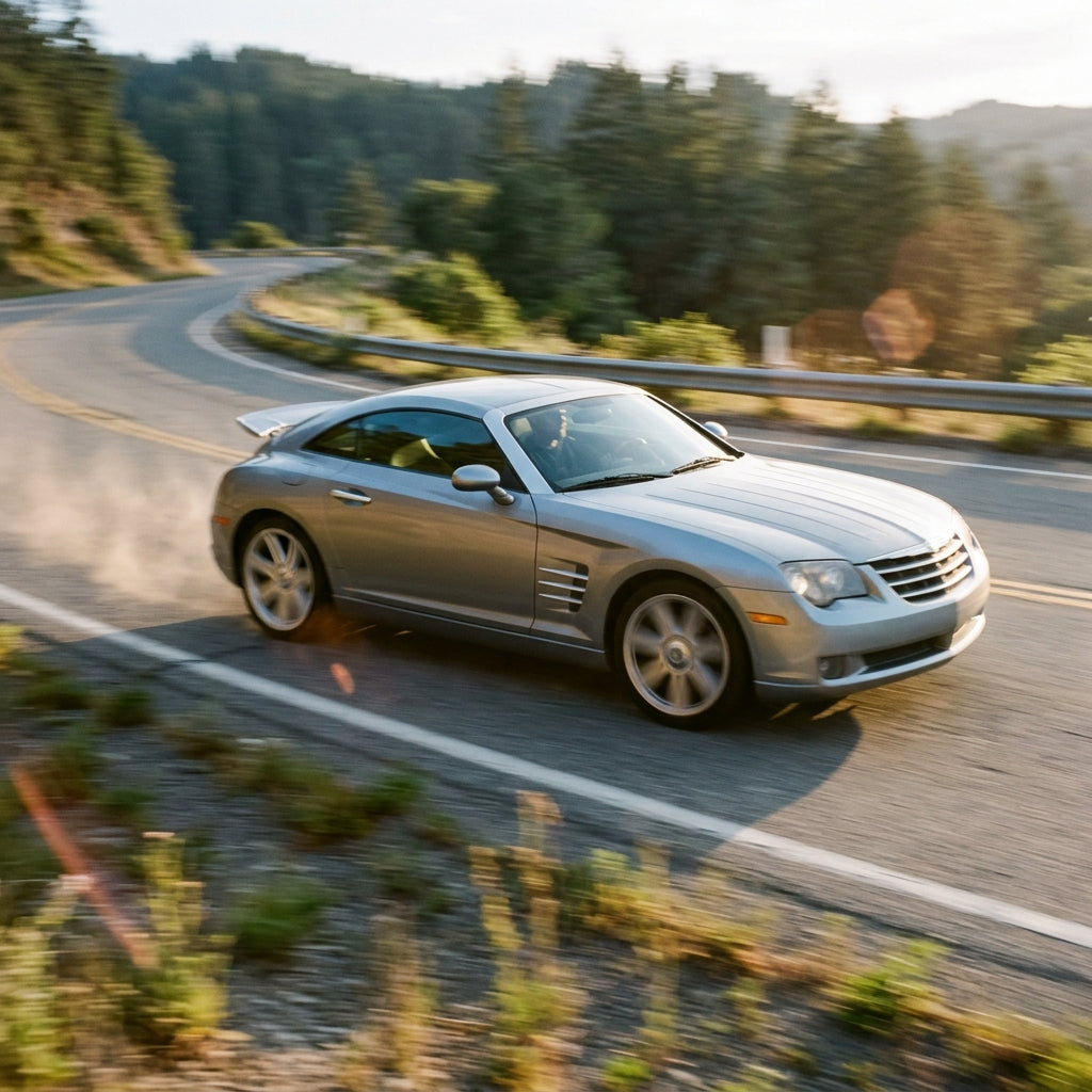 Action Shot: Chrysler Crossfire Driving Fast