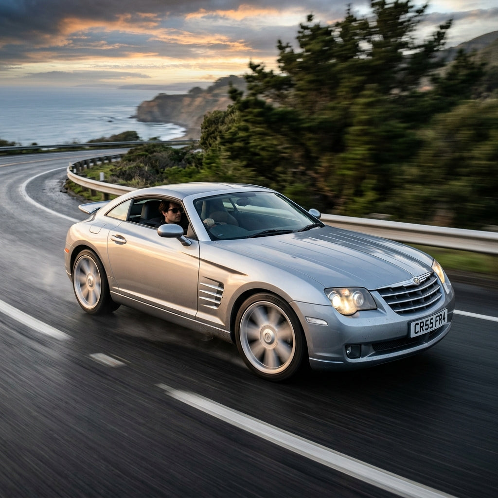 Action Shot: Chrysler Crossfire Driving Fast