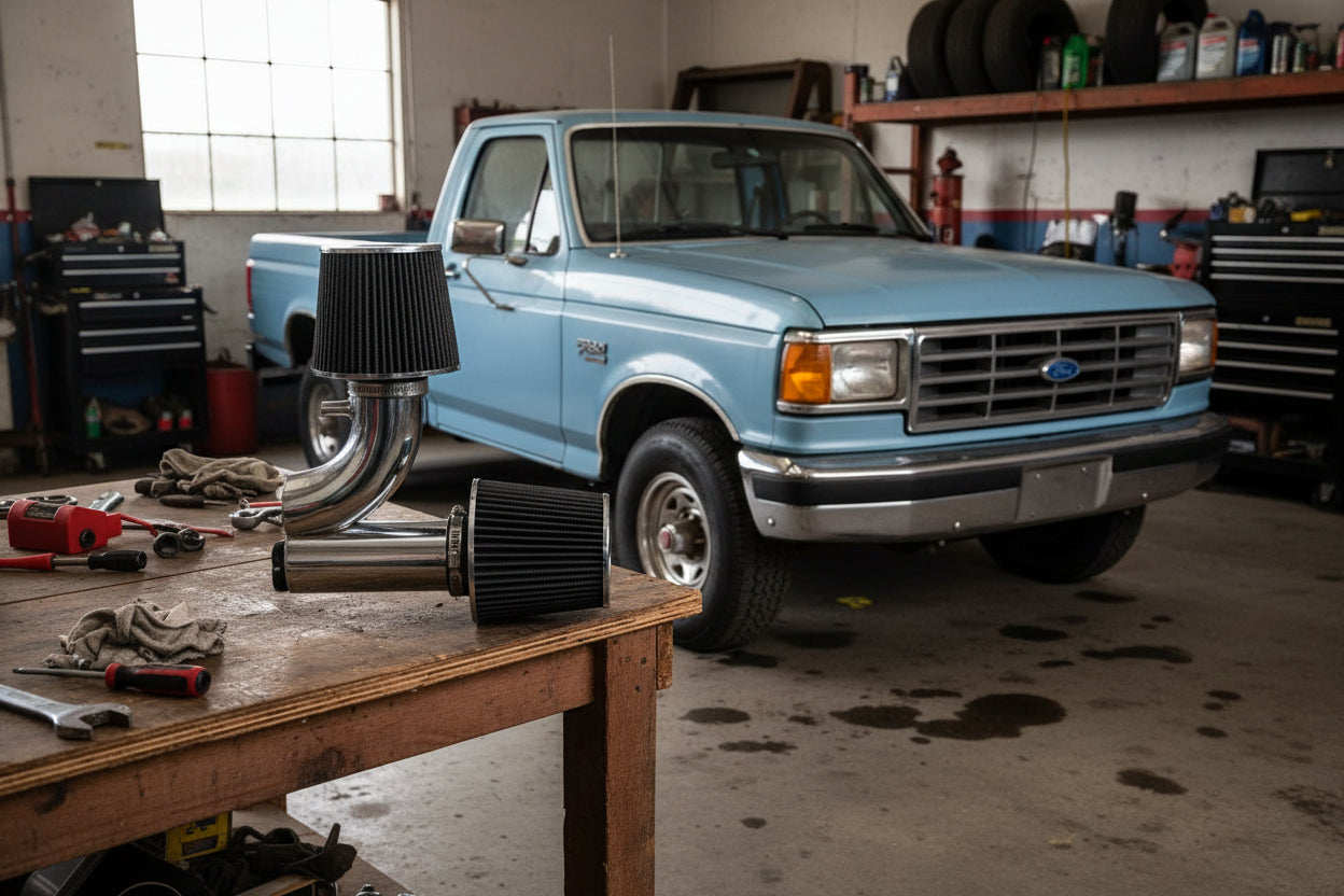 Cold Air Intake for Ford F-150/Bronco (1988-1996) 5.0L/5.8L V8 Engines (F150s & Broncos with No MAF sensor only) Default Title