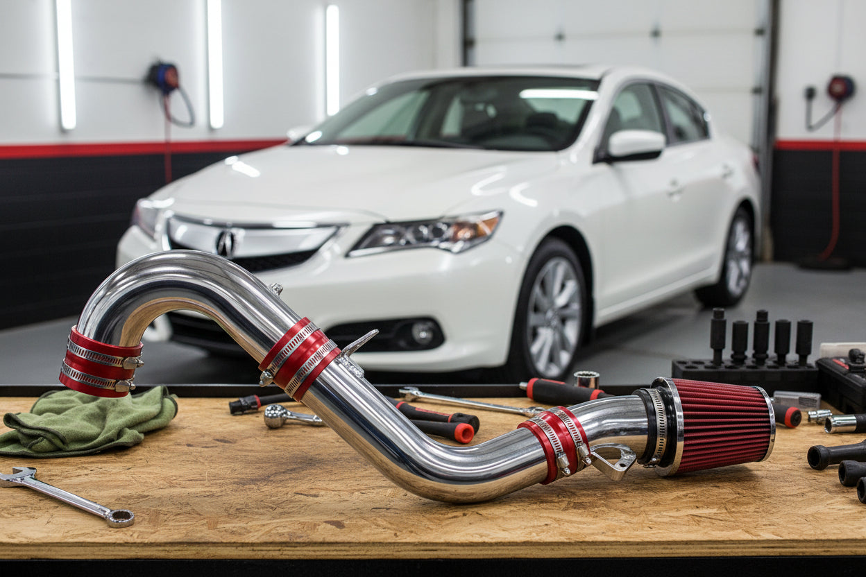 Cold Air Intake for Acura ILX (2013-2015) 2.4L Engine Red Default Title