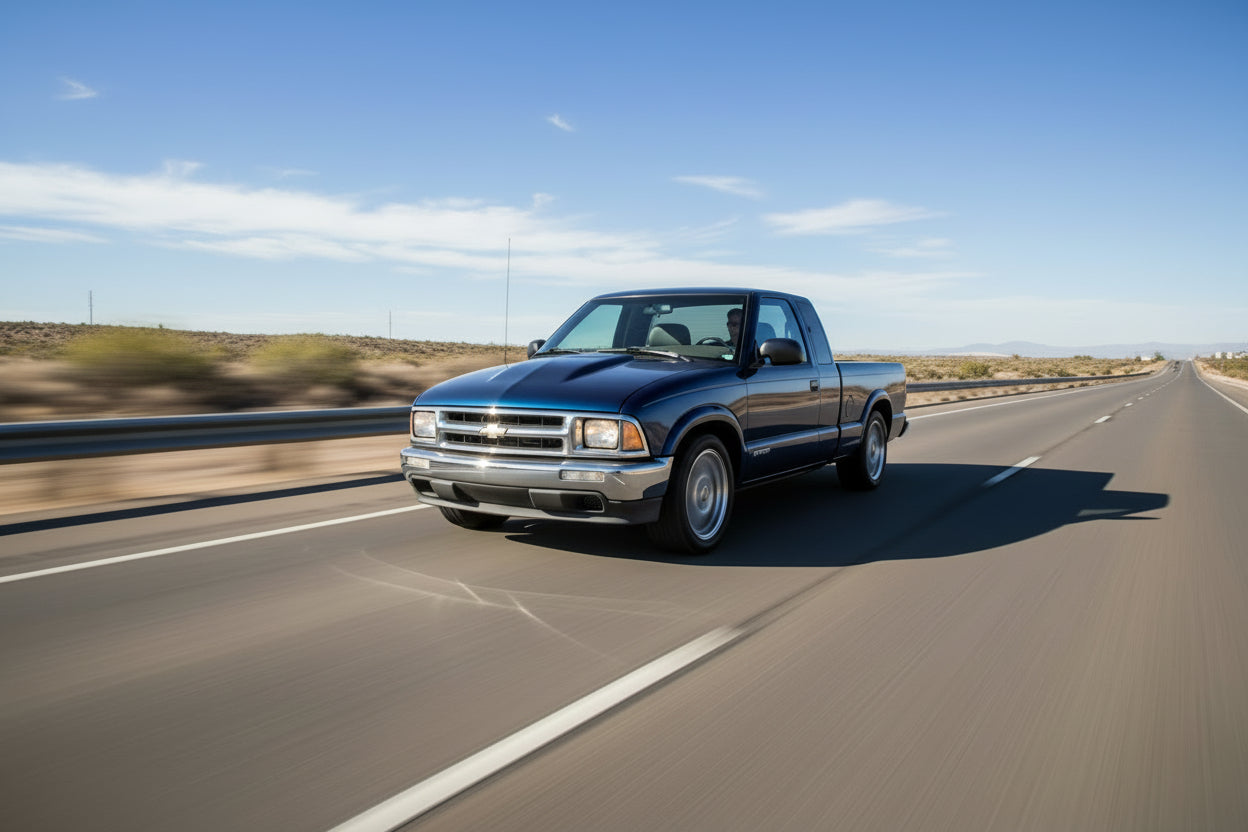 Cold Air Intake Kit for Chevrolet S-10 Pickup (1996-2004) with 4.3L V6 Engine Blue Default Title