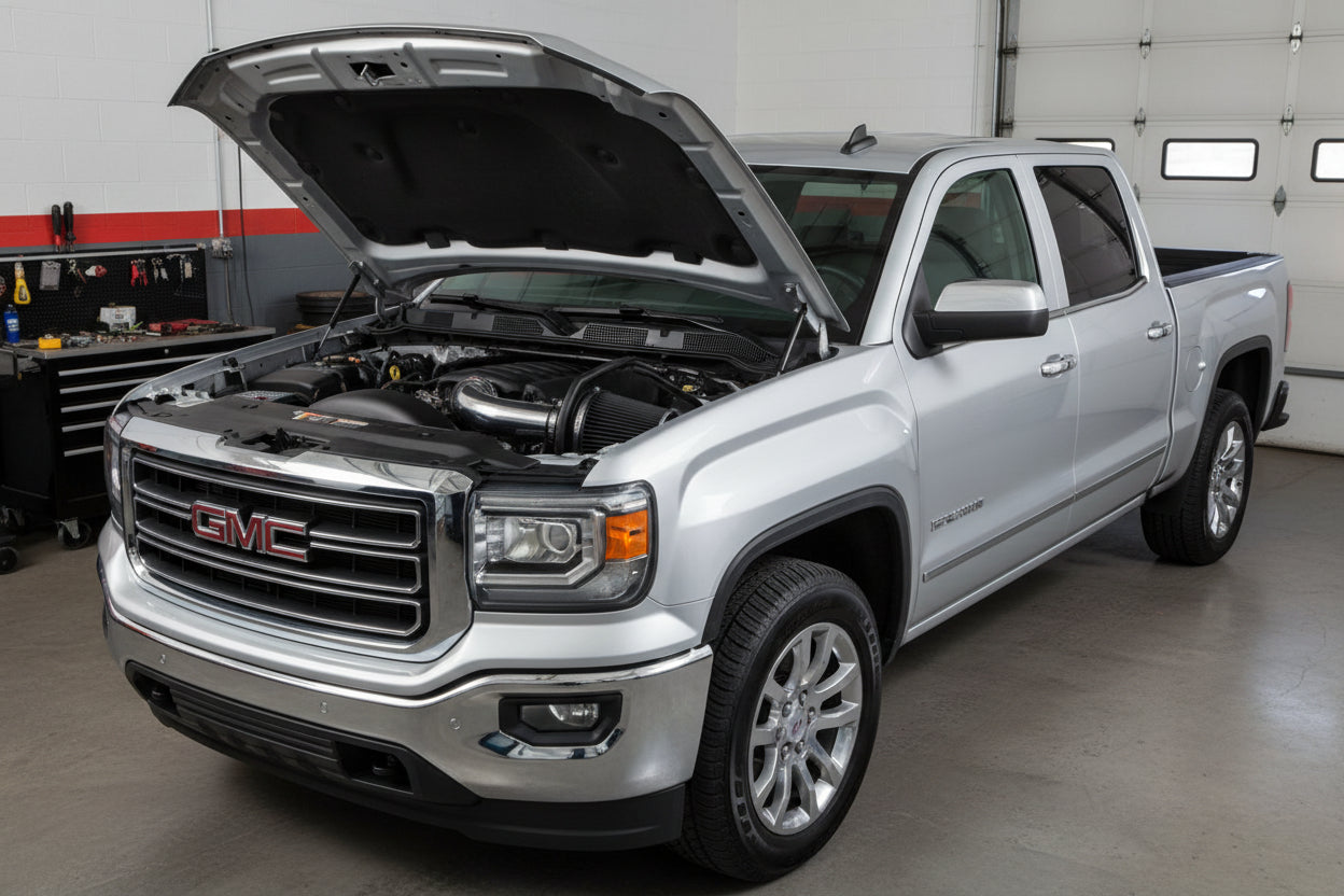 Cold Air Intake for GMC Sierra (2014-2018) 4.3L V6 Engine Black Default Title