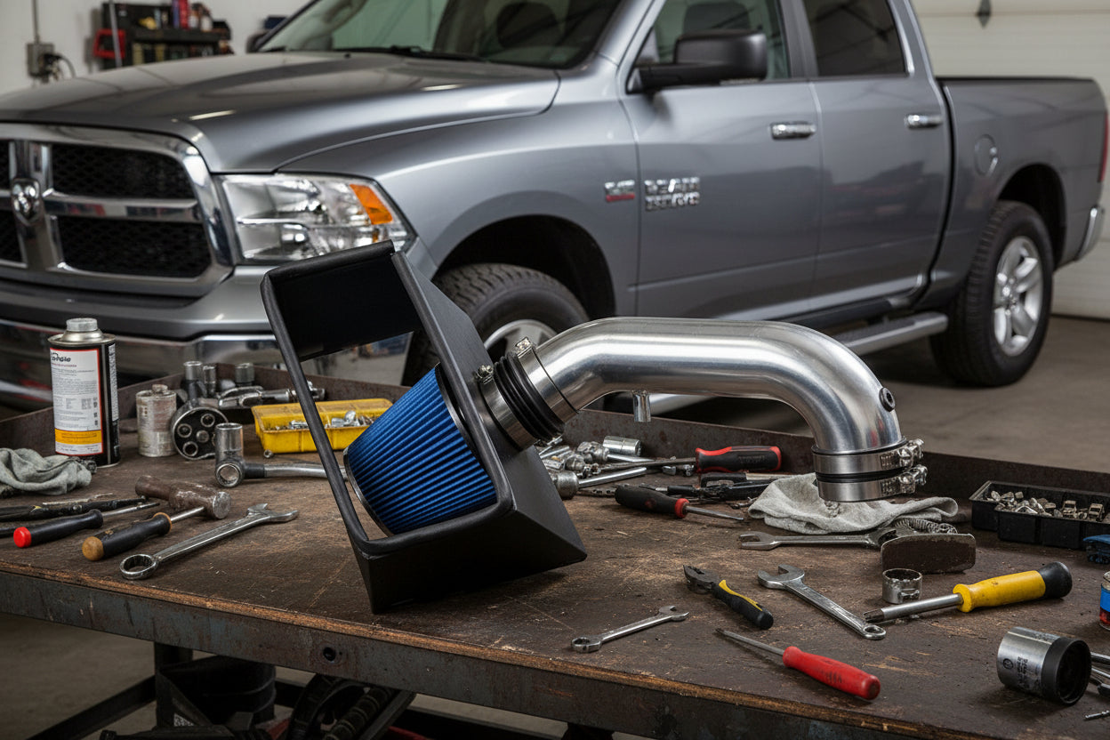 Cold Air Intake for Dodge RAM 1500/2500/3500 (2009-2015) 5.7L V8 Engine - Blue Default Title