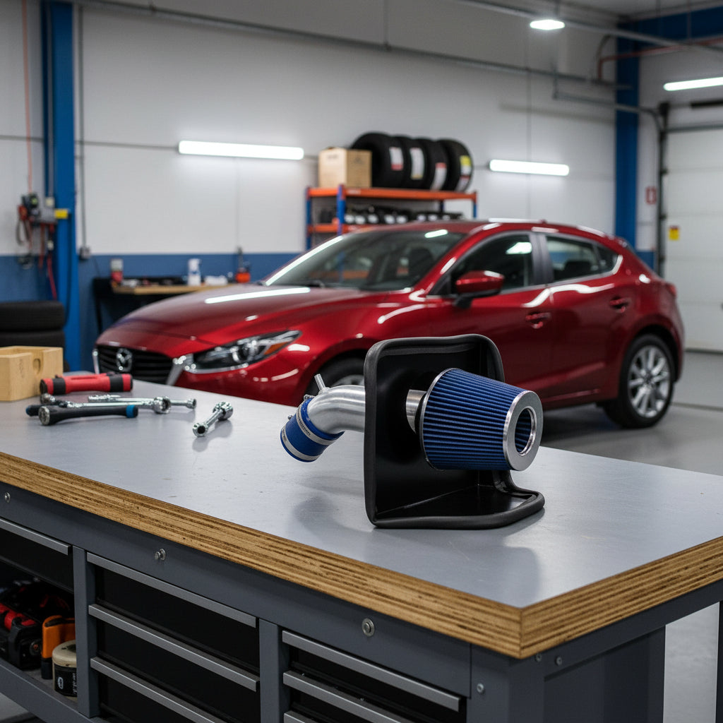 Cold Air Intake for Mazda 3 (2014-2017) 2.5L Engine Blue Default Title