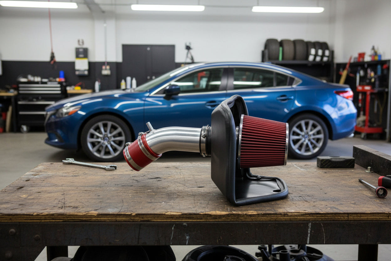 Cold Air Intake for Mazda 6 (2014-2017) 2.5L Engine Red Default Title