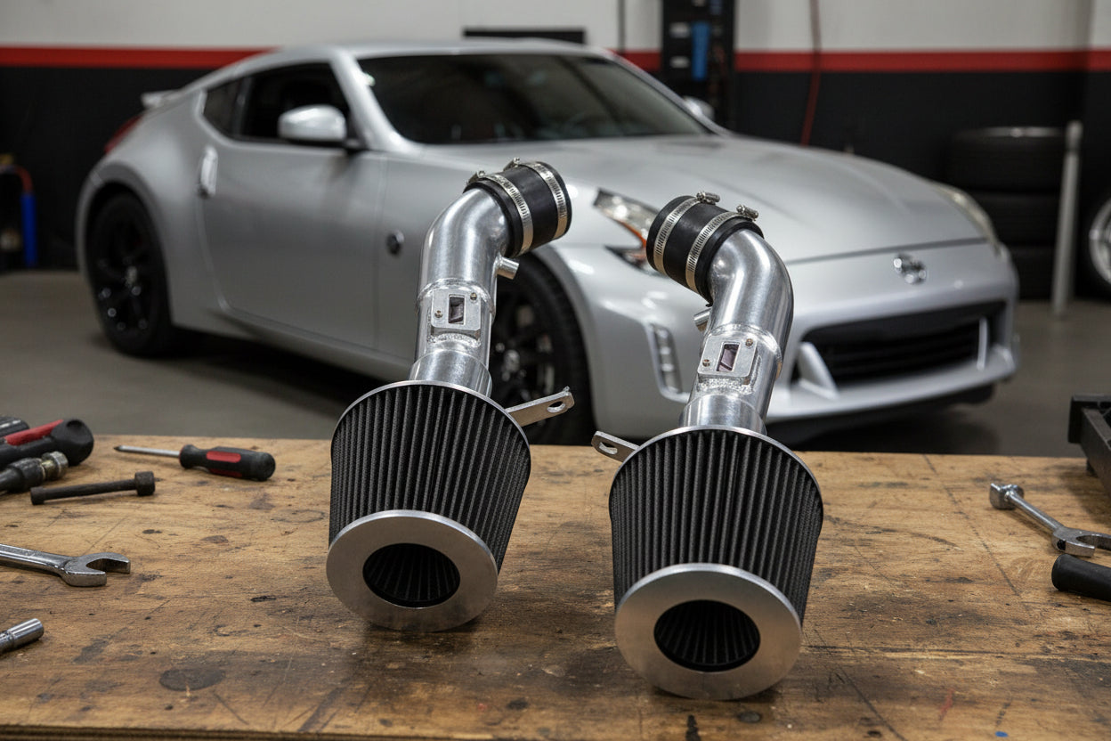 Cold Air Intake for Nissan 370Z (2009-2019) 3.7L Engine - Black Default Title