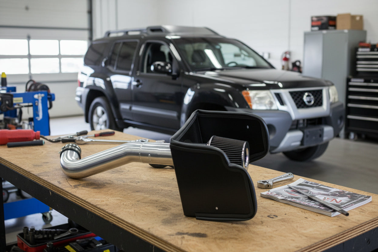 Cold Air Intake Kit for Nissan Xterra(2005-2015) with 4.0L V6 Engine Black Default Title