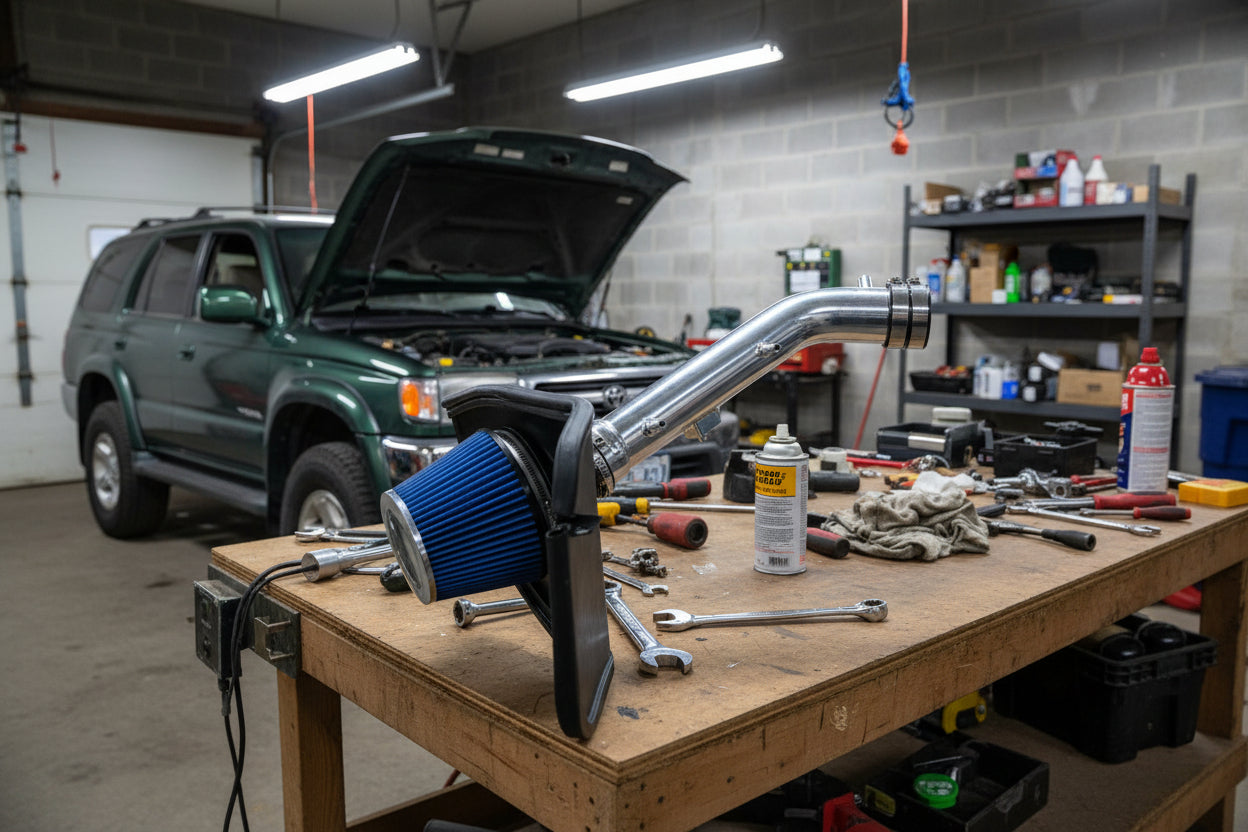 Cold Air Intake for Toyota 4-Runner (1999-2004) 3.4L V6 Engine - Blue Default Title