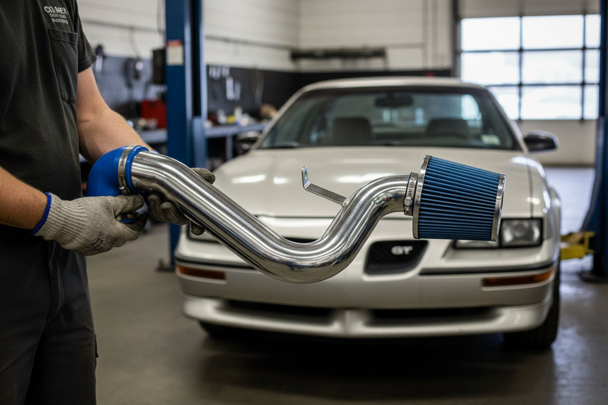 Cold Air Intake Kit for Pontiac Grand AM SE / GT (1995-2002) with 2.4L 4 Cylinder Engine Blue Default Title