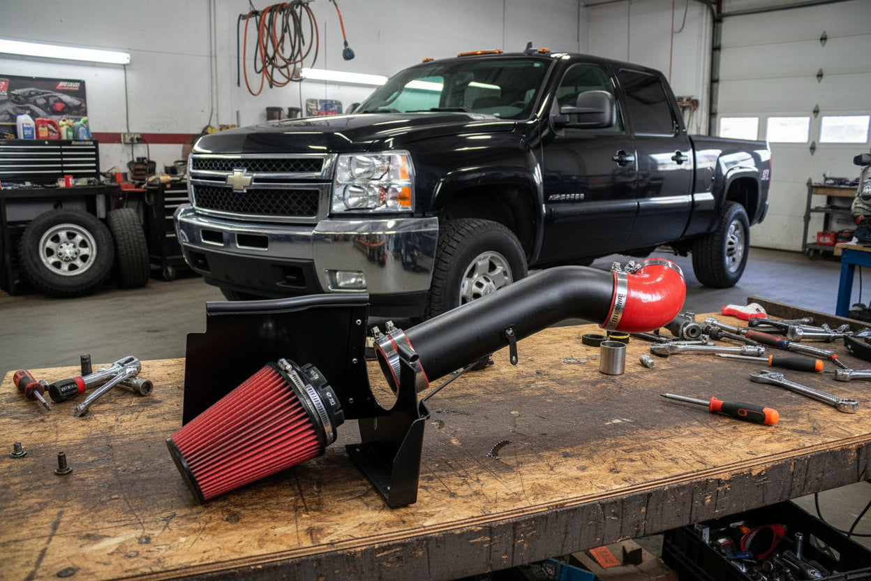 Cold Air Intake Kit for Chevrolet Silverado 3500 (2001-2006) with 6.0L V8 Engine Default Title