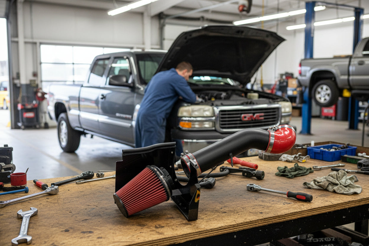 Cold Air Intake for GMC Sierra Denali/1500/2500/3500 (2001-2006) 6.0L Engine Default Title